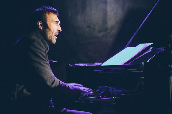 Klagenfurt based pianist Anton Feinig performing at the Festival of Slovenian Jazz, 2015