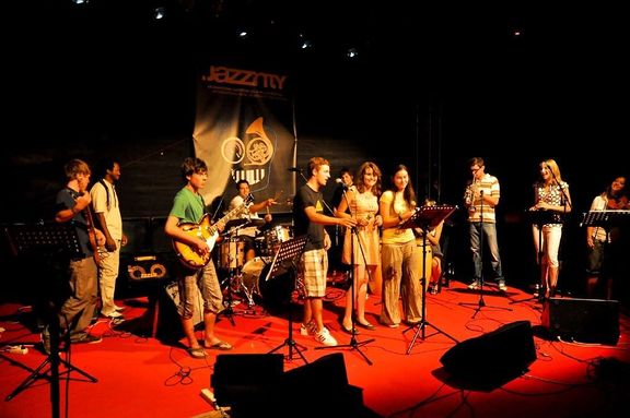 Jam session with workshop participants, Jazzinty International Music Workshop and Festival, Novo mesto, 2010