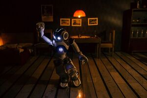 Dejan Srhoj: Nao, the Robot, installation-performance, <!--LINK'" 0:900-->, 2018.