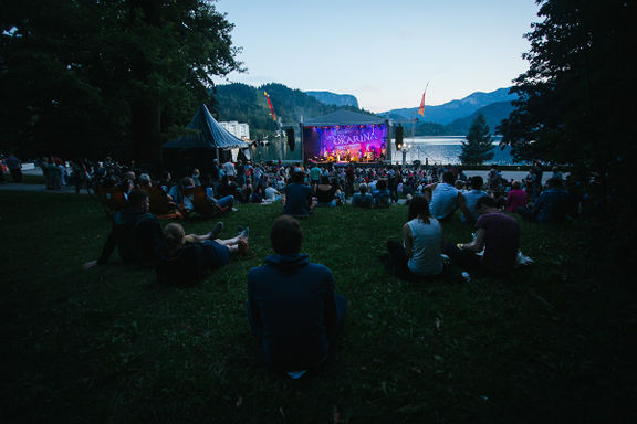 Each year, a part of the Okarina Festival takes place on the shores of lake Bled