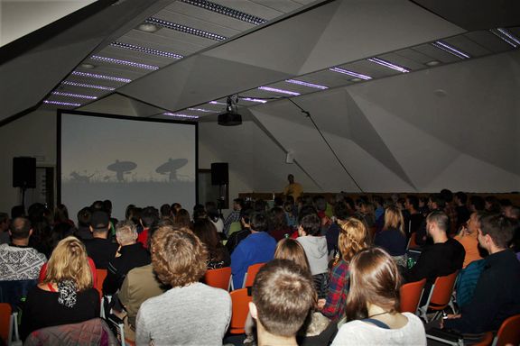 A lecture by Rok Rozman, author of the film Why?, which won a jury award in the Short sport movie section of BOFF Bovec Outdoor Film Festival, 2015