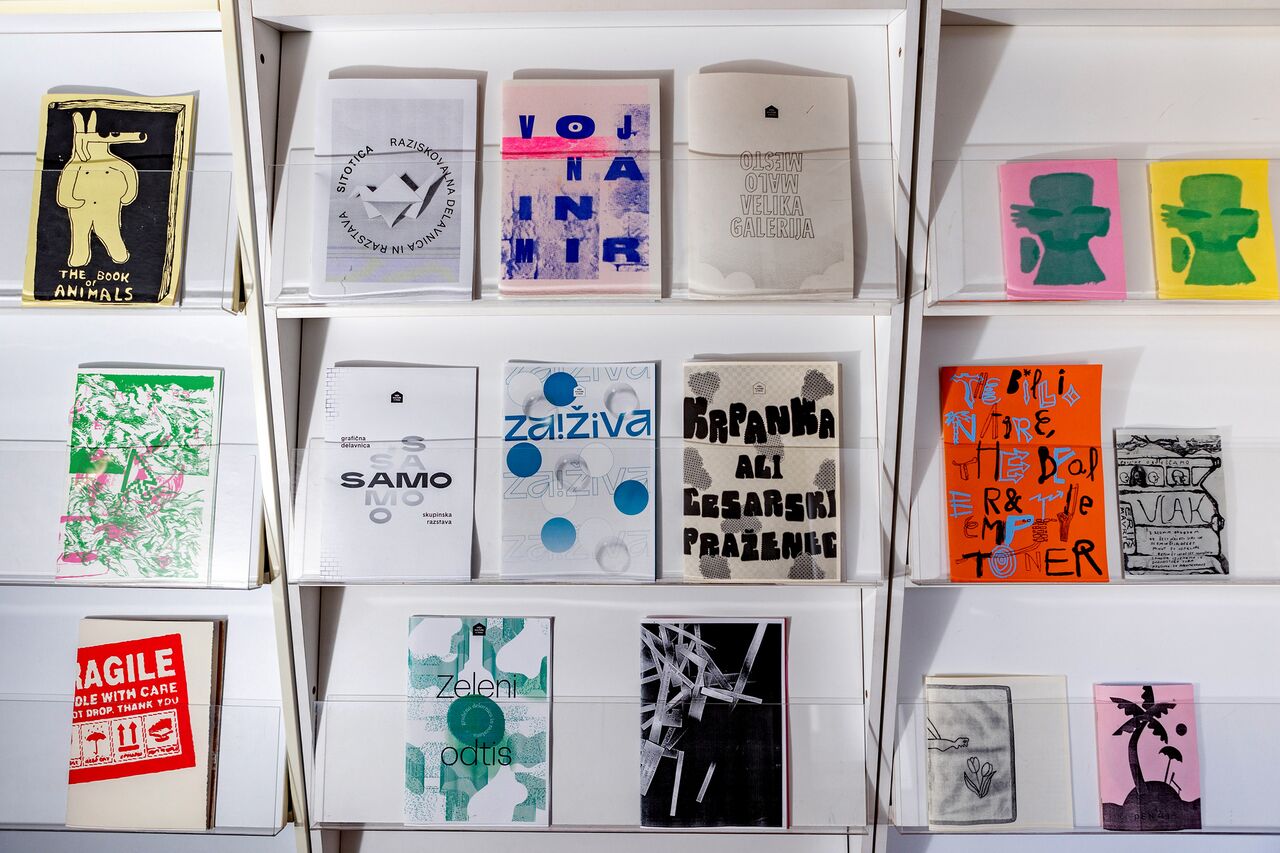 Permanent collection of art publications, Pivka House of Culture.