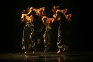 The performance Zero (Company SIGA / Kwon Hyuk) at Na knap Festival, 2025. Photo: Žiga Koritnik