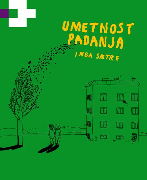 The awarded comics novel Fallteknikk by Inga Sætre, a Norwegian illustrator and comics writer, was translated as Umetnost padanja and published by VigeVageKnjige in 2015.