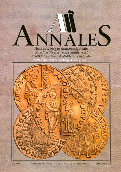 Annales Historia et Sociologia cover, No. 2, 2008