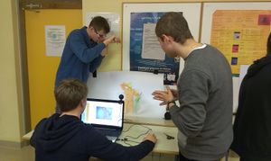 As a part of the <!--LINK'" 0:183--> endeavour, new media art workshops are held in high schools throughout the Zasavje region, 2016