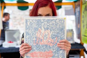 The traditional record fair at 14th <!--LINK'" 0:723-->, Ljubljana 2023.