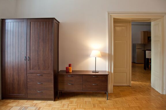 The interior of the Goga Literary Residency.