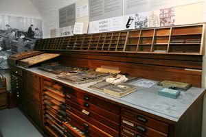 <i>The Written Word: History of printing in Slovenia</i>, permanent exhibition at <!--LINK'" 0:530-->, 2006