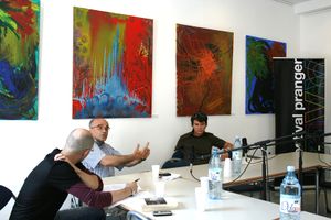 <!--LINK'" 0:401-->, during round table discussions of topical issues, the confrontation of authors, translators and critics allows for new and varied perspectives on poetry