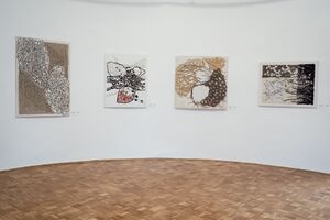 Fountain Pen and Soft Series, Aquaforte Miniature by Varka Kozlovič at the 2023 Biennial of Textile Art BIEN.