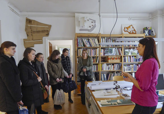 As a part of international interdisciplinary project MoMoWo (Modern Movement Women) in 2016 the Open Doors Day in the studios of women architects was held in several European cities. Organised by the Center for Architecture Slovenia