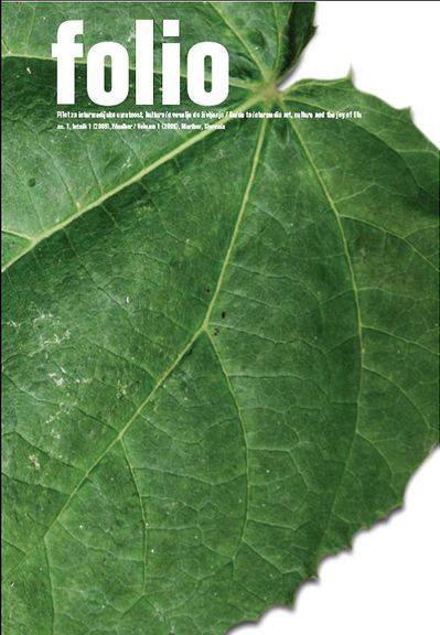 Folio Magazine cover, no. 1, 2009