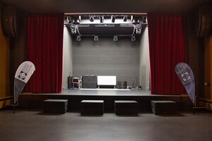 The multipurpose hall at the Cultural Center Kočevje.