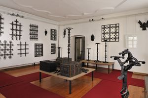 The <!--LINK'" 0:475--> displays a part of the legacy of <!--LINK'" 0:476--> (1901&ndash;1976), a prominent Slovene metal-working artisan.