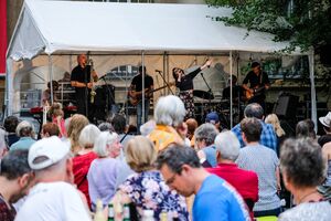 The music group Katalena performing at Slovenian Cultural Days in Berlin, 2023. Photo: Christian Krug