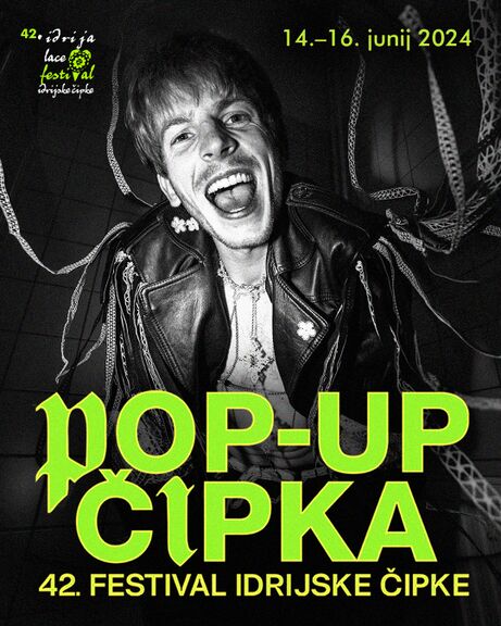 Poster for the 42nd Idrija Lace Festival, 2024. Author: Karlo Kirri