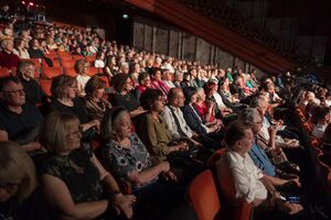 Audience at the 58th <!--LINK'" 0:346-->, 2023. Author: Boštjan Lah
