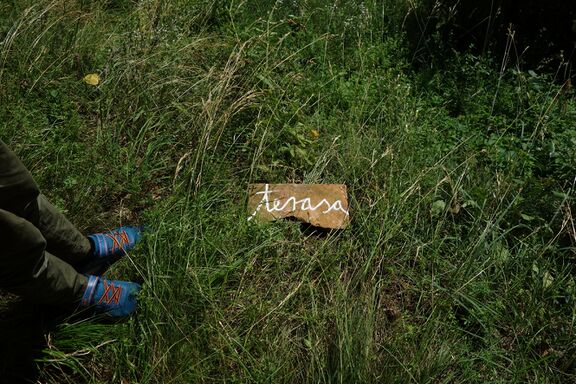 Project Izgubljene poti in besede (Forgotten Paths and Words) by Janja Šušnjar (Topolò/ Topolove, summer 2019).