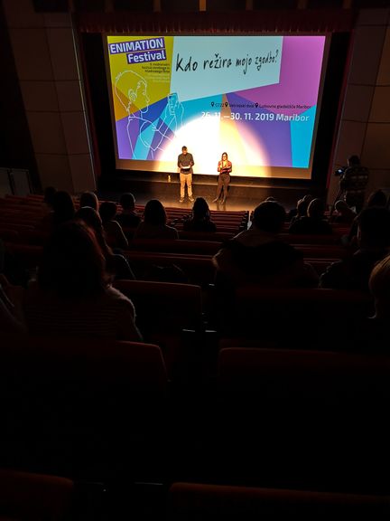 Opening of the 9th Enimation, International Children and Youth Film Festival, Maribor Puppet Theatre, 2019.