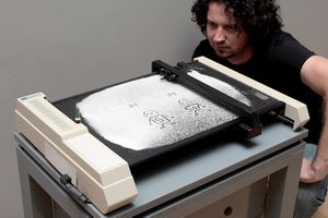 <i>Nanoplotter</i> by <!--LINK'" 0:765--> at the <i>U3</i>, Museum of Modern Art, Ljubljana, 2010