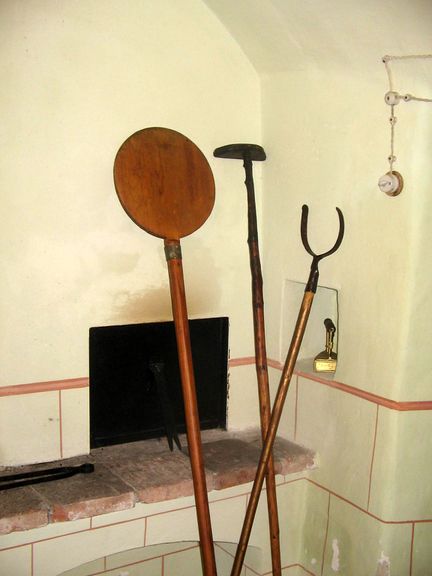 Bread stove tools, part of Miner's House - Ethnological Collection, 2007