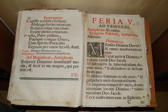 Psalterium (Book of Psalms), Capuchin Monastery Archives and Library, Škofja Loka