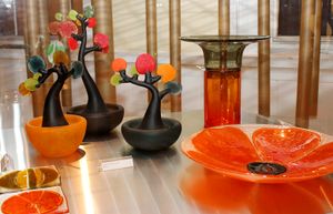 The exhibition <i>Finnish Glass Art, 2005-2010</i>, showcased the work of famous Finnish designers such as Tapio Wirkkala, Kaj Franck and Alvar Aalto, presented at <!--LINK'" 0:410-->, 2012