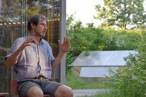 Lecture by architect <!--LINK'" 0:596--> on the renovation of <!--LINK'" 0:597-->.