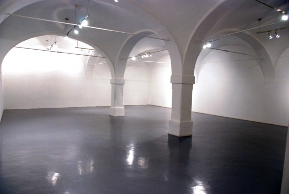 Equrna Gallery, situated since 1984 in a renovated courtyard building at GregorÄiÄeva 3, Ljubljana, built in the early 18th century,and also used circa 1809 as stables for Napoleonâs army