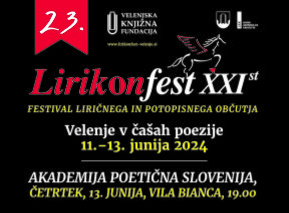 Poster for the 23rd Lirikonfest, 2024.