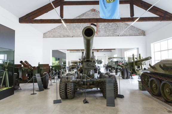 Anti-tank guns, Park of Military History Pivka, 2020.